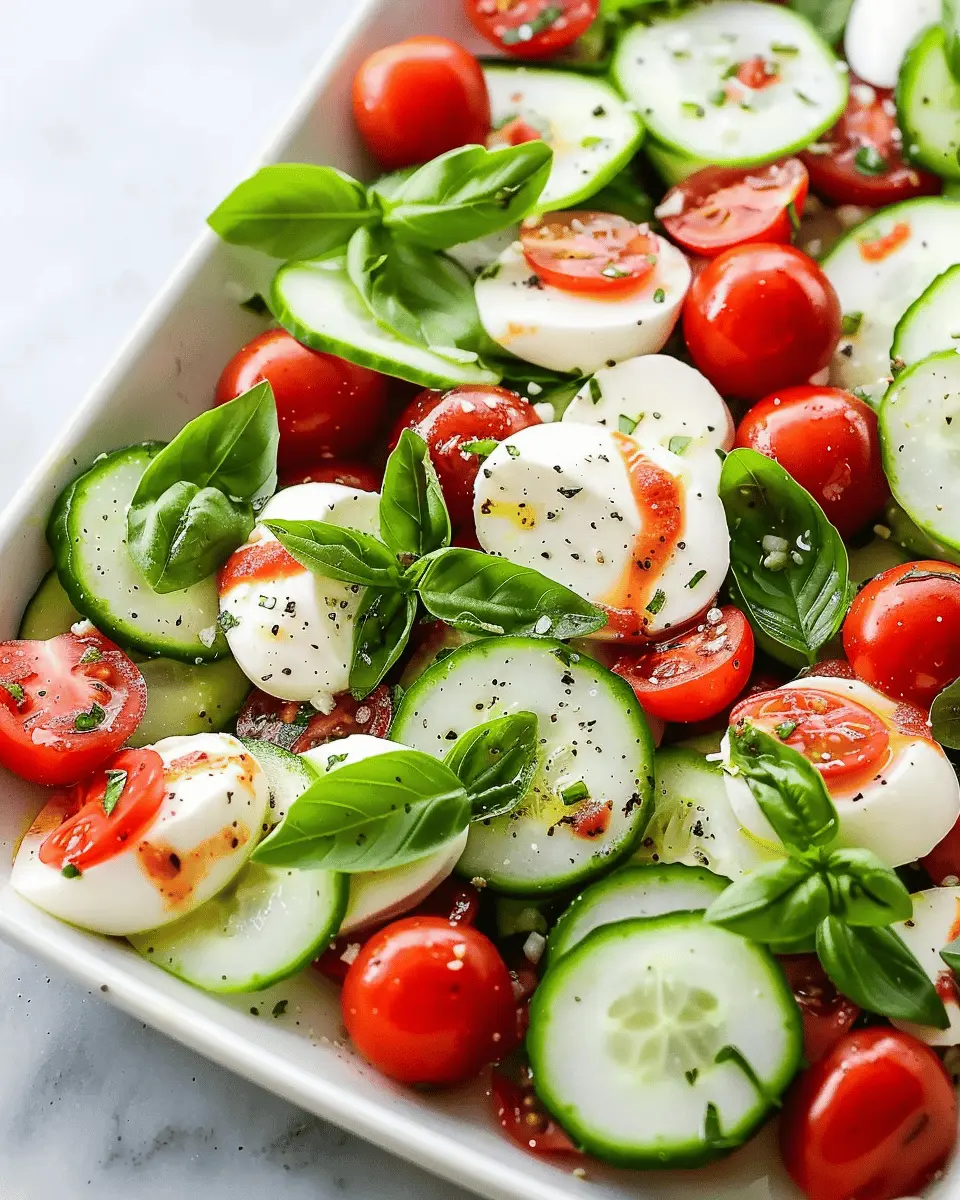 Fresh Cucumber Caprese Salad: The Best Summer Delight You’ll Love