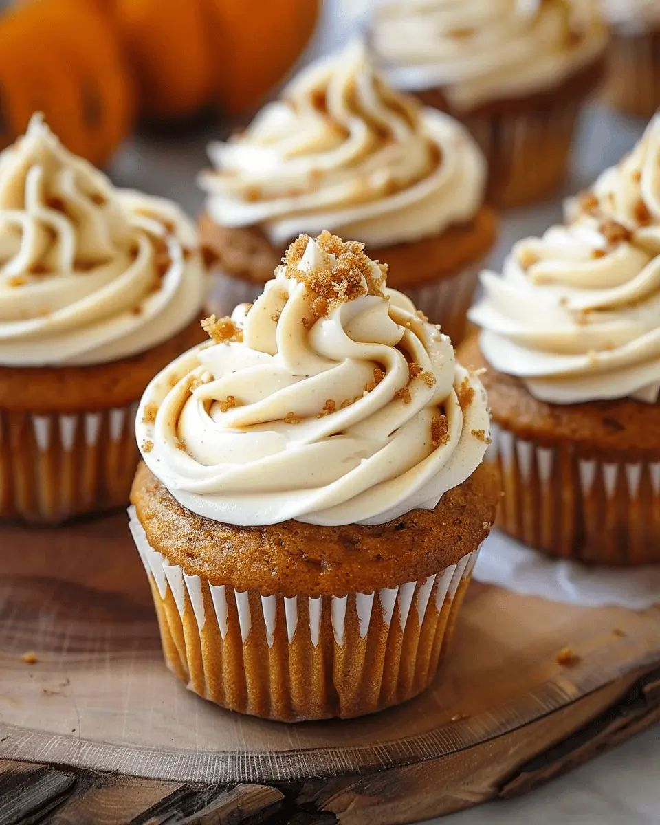 Pumpkin Cupcakes: Indulgent Cream Cheese Frosting Delight