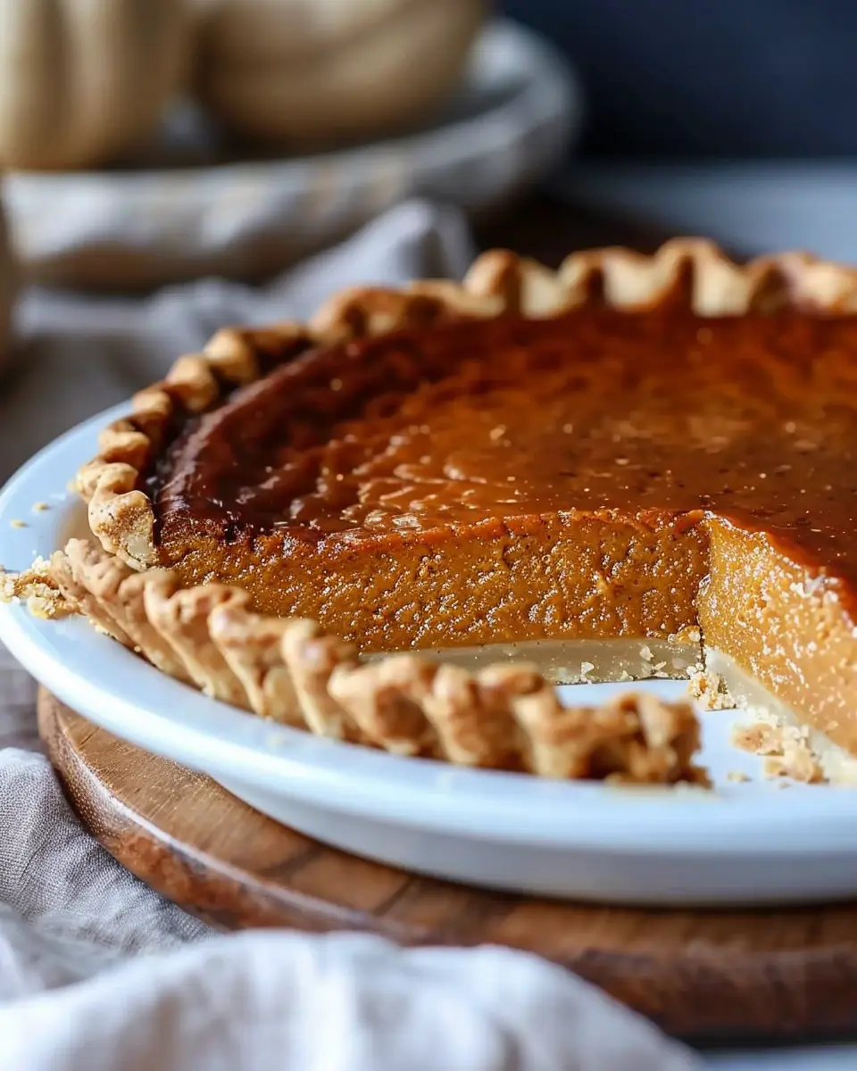 Bourbon Brûlée Pumpkin Pie Recipe: An Indulgent Fall Delight