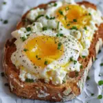 Easy 6-Ingredient Egg and Ricotta Toast