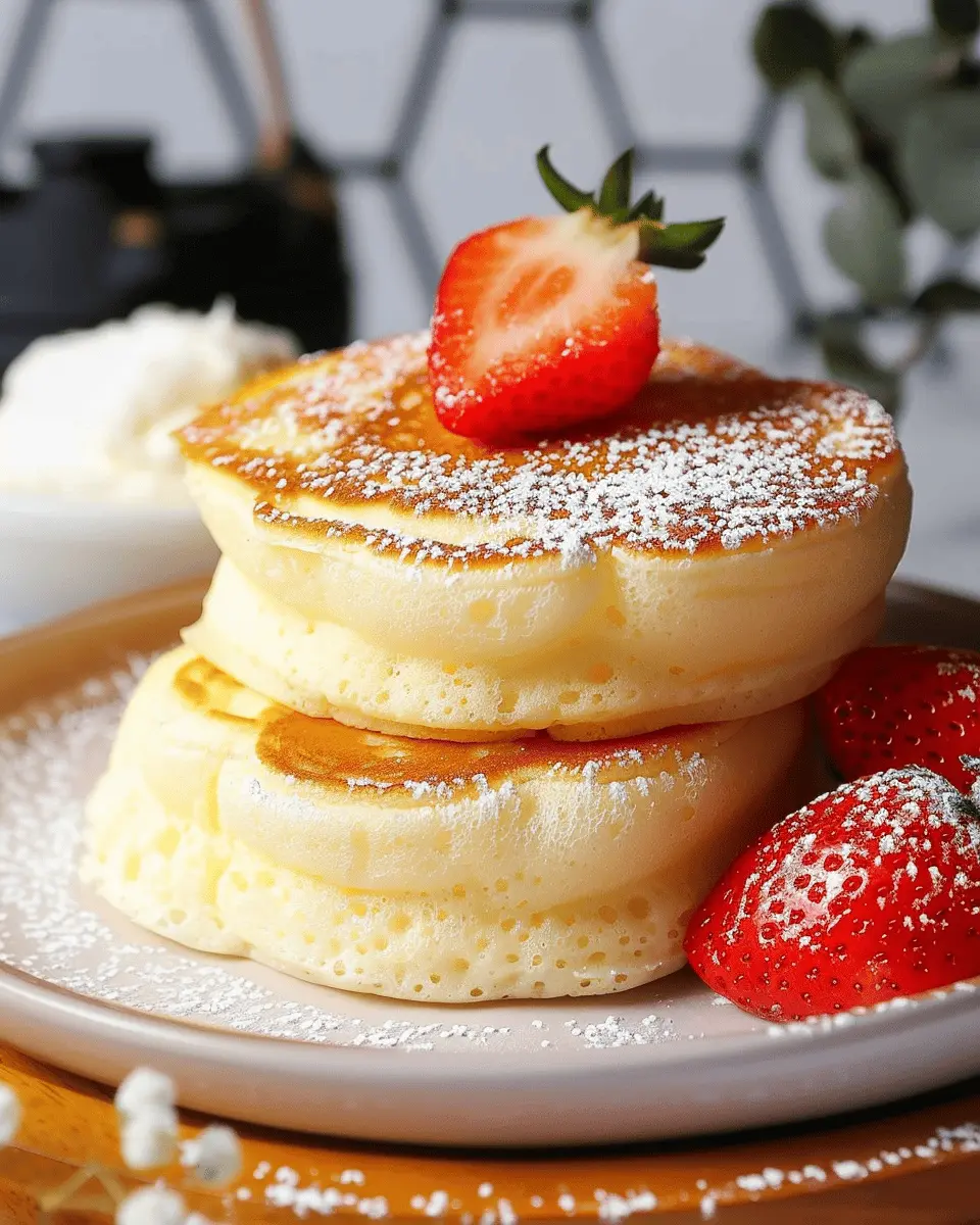 Fluffy Japanese Soufflé Pancakes: A Delightfully Indulgent Treat