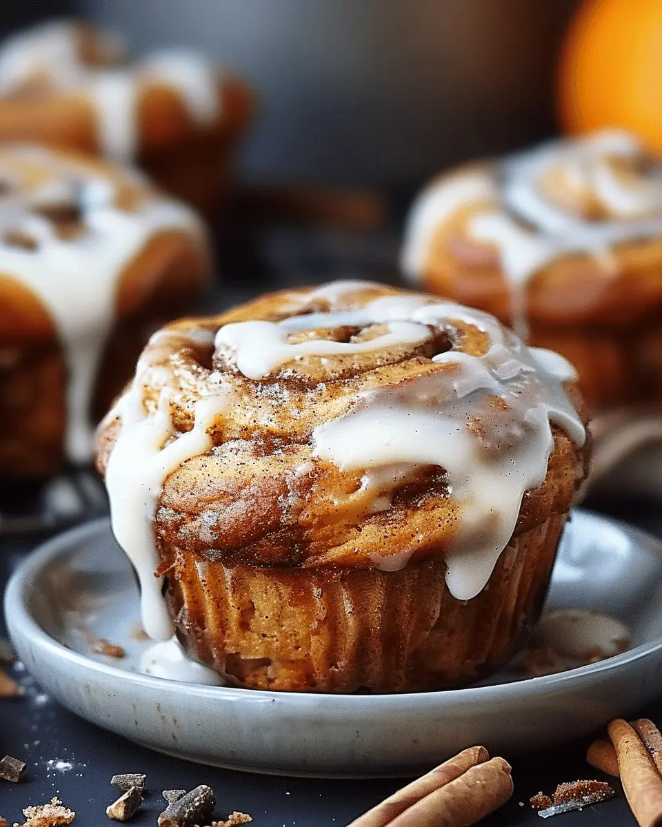 Pumpkin Cinnamon Roll Muffins: Easy Indulgence for Fall Mornings
