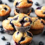 Homemade Blueberry Protein Muffins