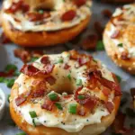 Zesty Bacon Cream Cheese Bagels