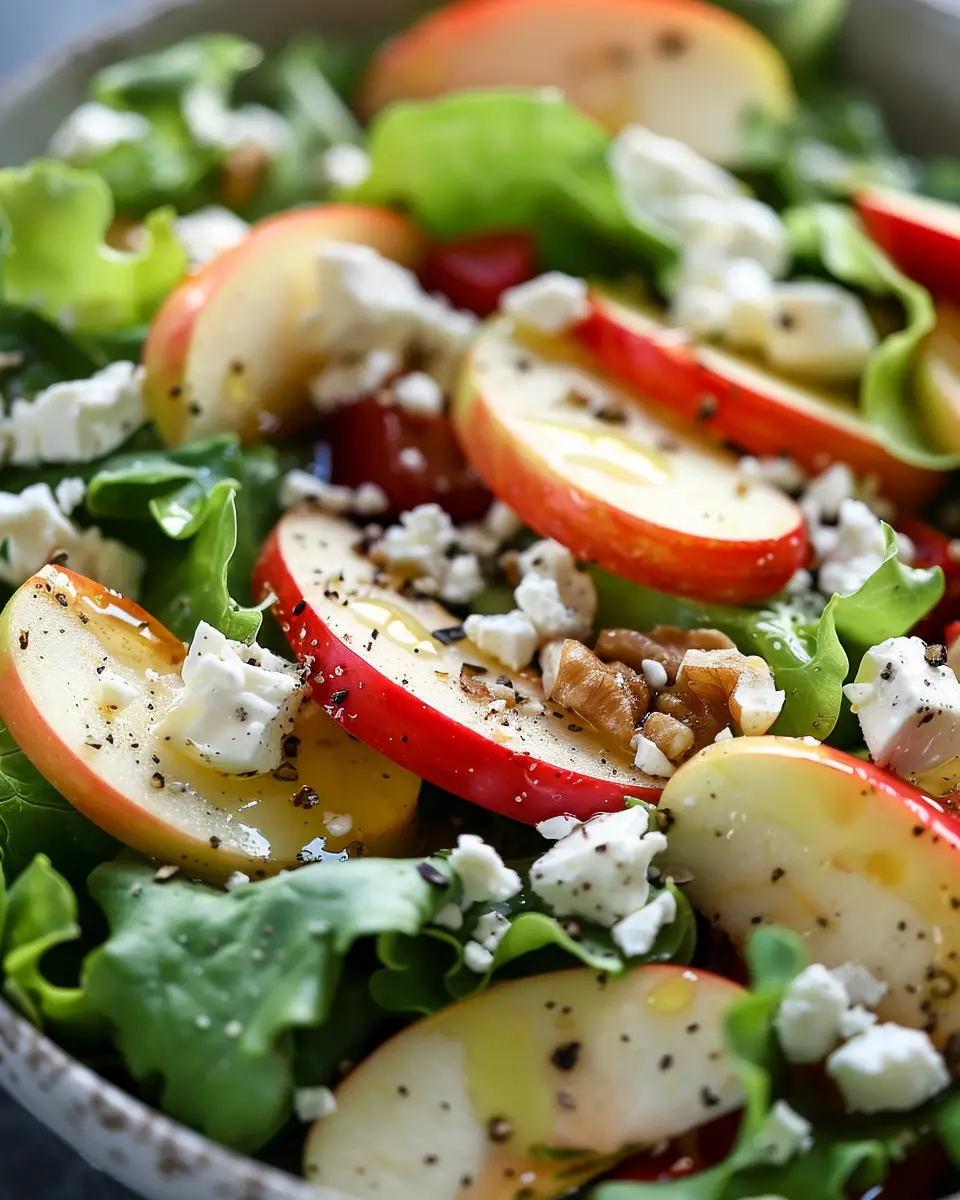 Honeycrisp Apple and Feta Salad: A Fresh, Easy Delight
