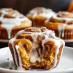 Pumpkin Cinnamon Roll Muffins