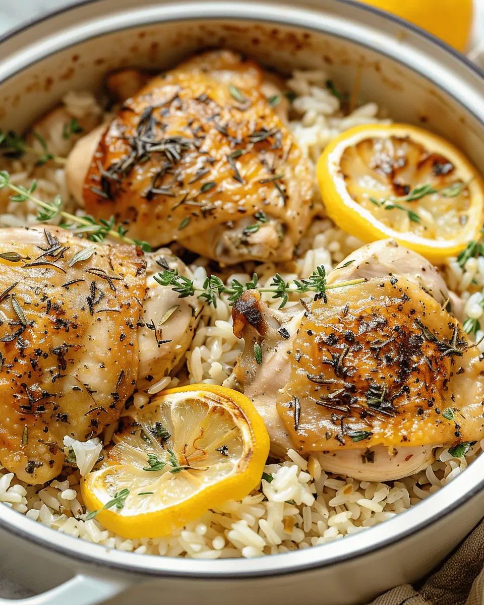 Slow Cooker Lemon Herb Chicken and Rice: Easy Family Delight