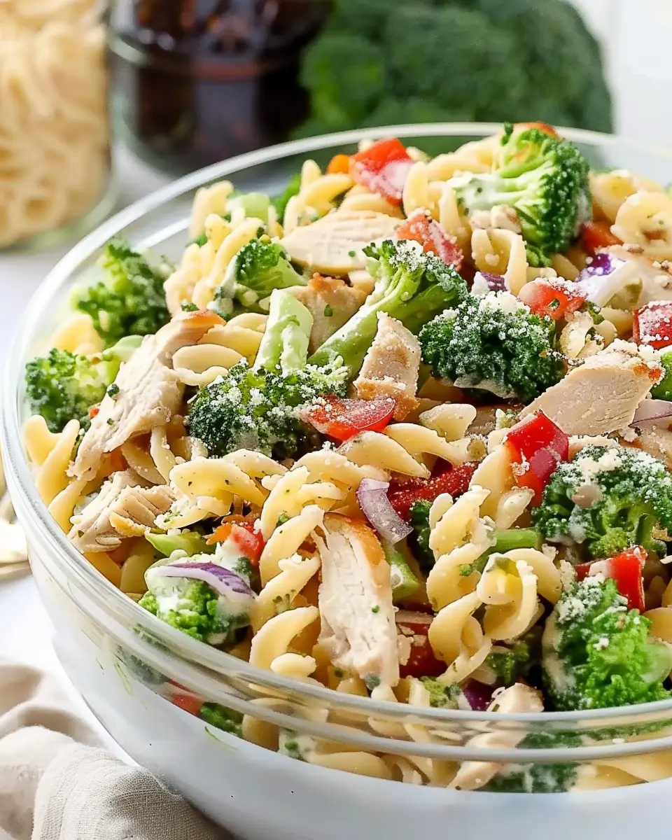 Broccoli and Chicken Pasta Salad: Easy, Healthy Twist for Dinner