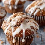 Glazed Gingerbread Muffins