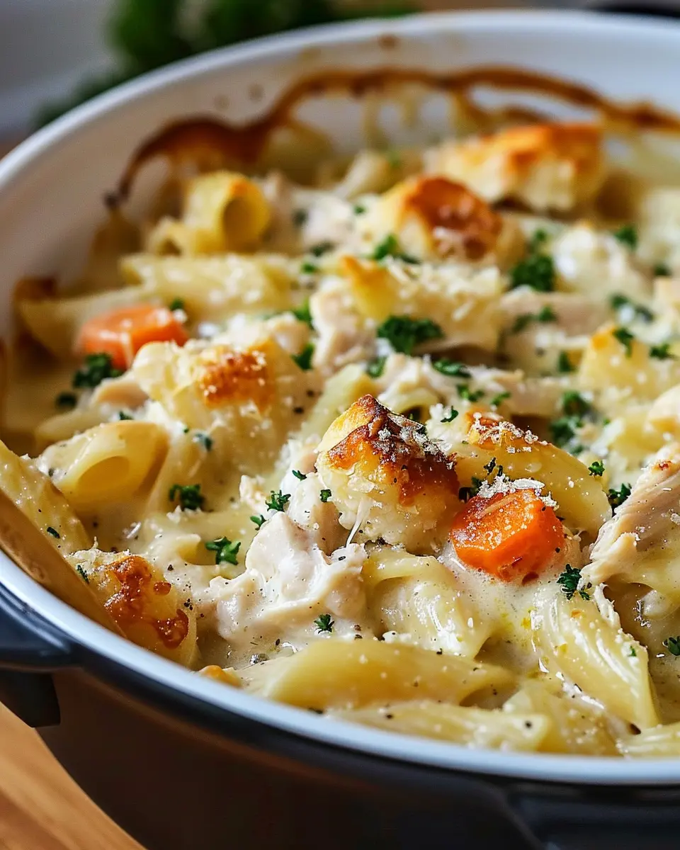 Creamy Chicken Pot Pie Pasta: Indulgent Comfort for Weeknights