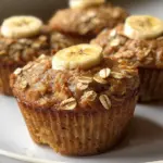 Banana Oatmeal Muffins (No Flour, No Sugar)