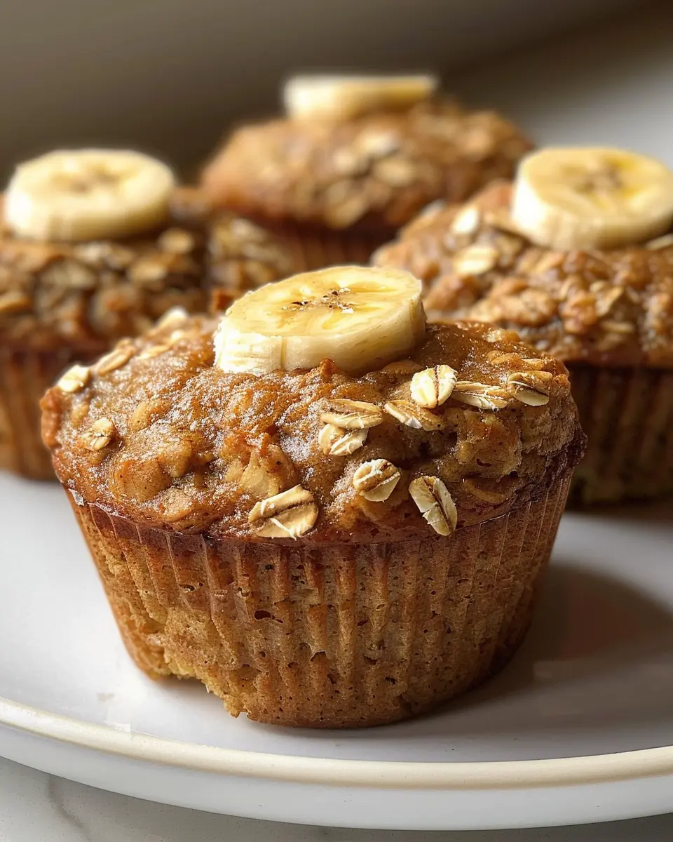 Banana Oatmeal Muffins: Easy, No Flour, No Sugar Delight