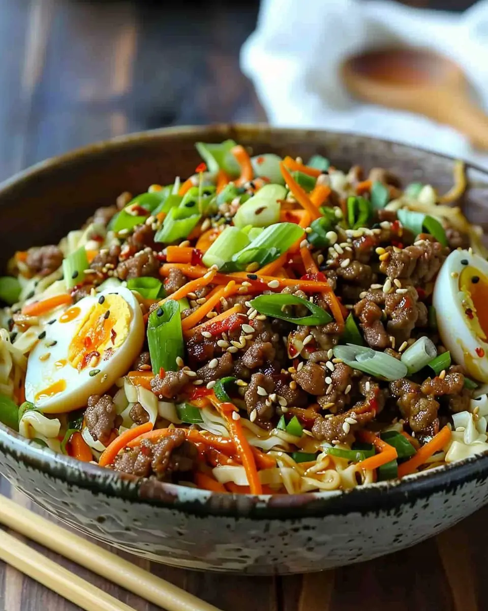 Egg Roll in a Bowl: Easy Turkey Bacon and Chicken Ham Delight