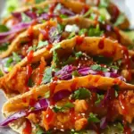 Crispy Chicken Wonton Tacos