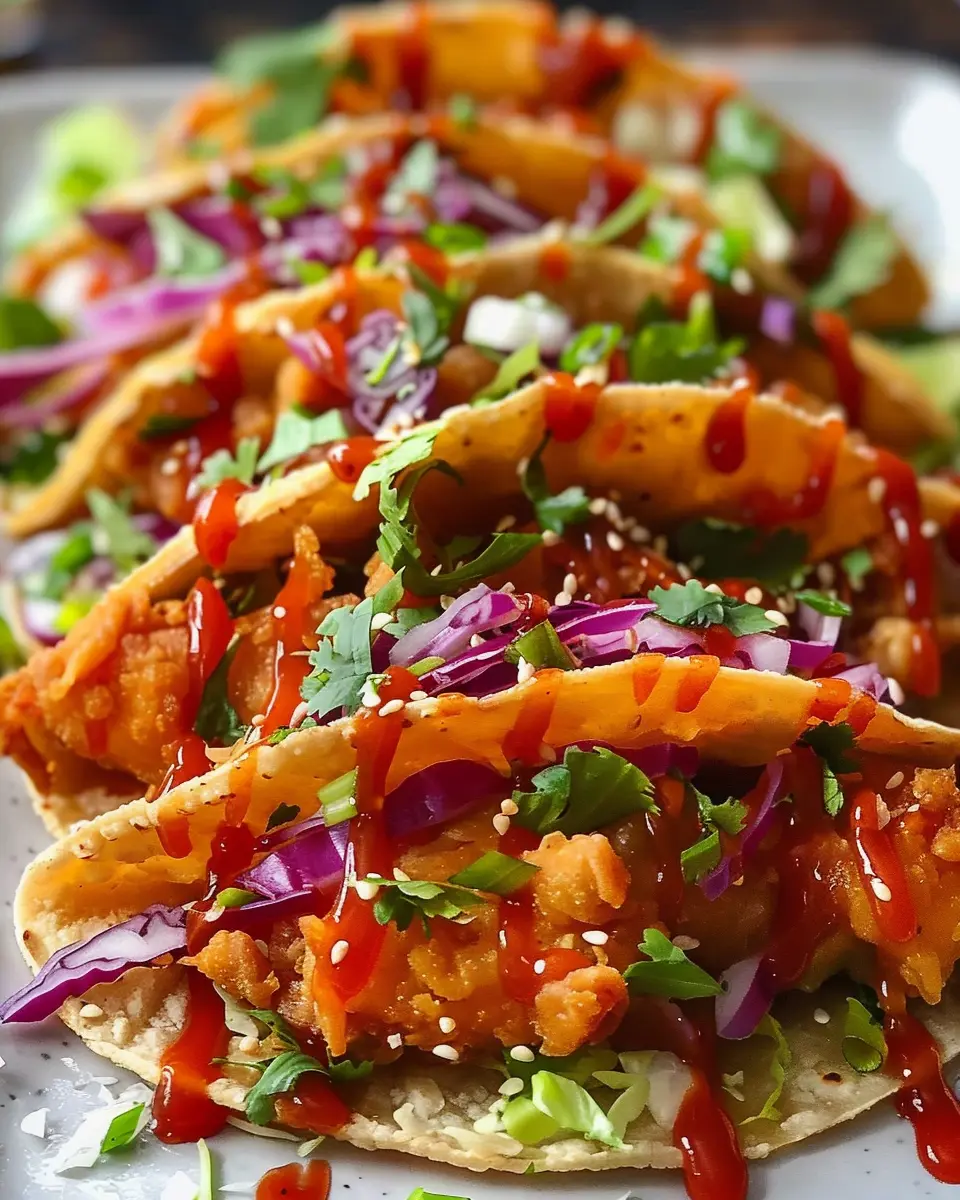 Crispy chicken wonton tacos: Easy and Flavorful Homemade Delight