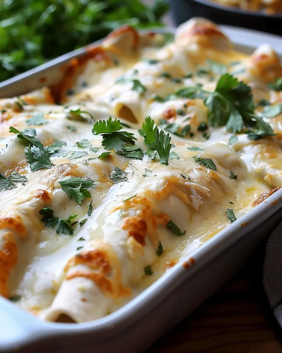 Creamy White Chicken Enchiladas: The Best Comfort Food Recipe