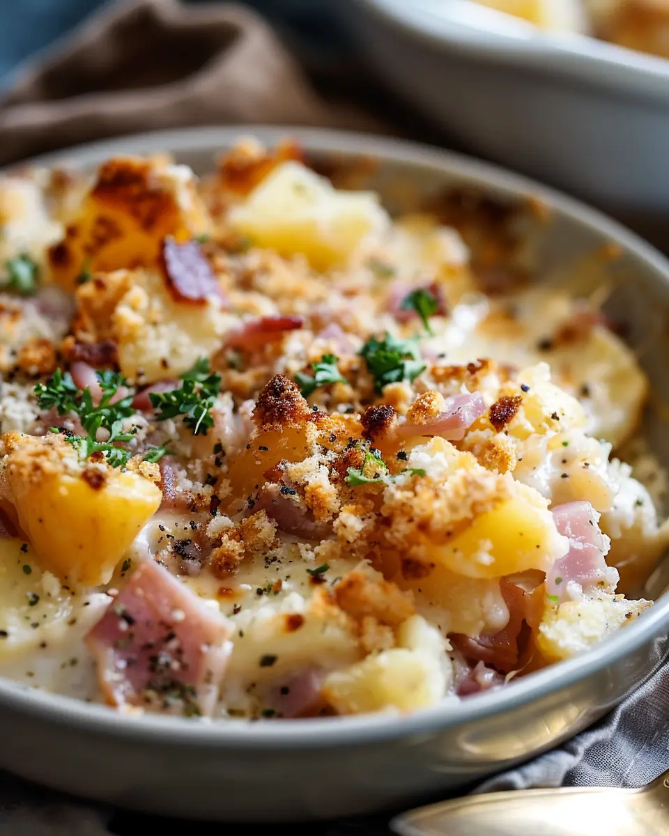 Crockpot Ham And Potato Casserole: Easy Chicken Ham Delight