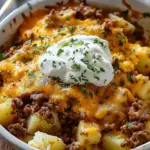 Ground Beef and Potatoes Casserole
