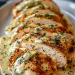 Baked Caesar Chicken with Creamy Parmesan Sauce