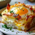 Baked Eggs Napoleon