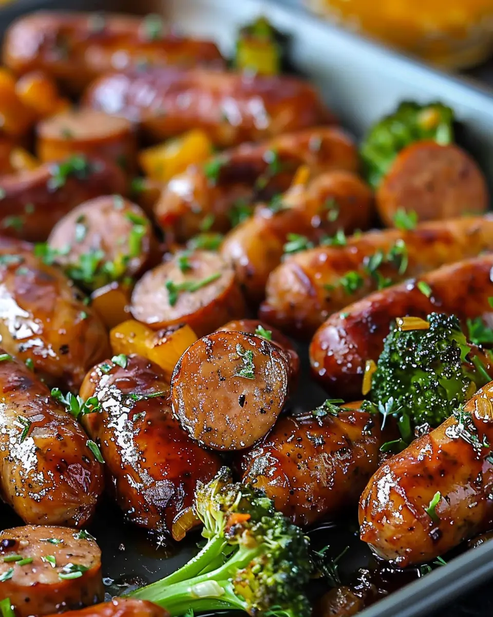 Honey Garlic Sheet Pan Sausage: Easy, Flavorful Dinner Idea