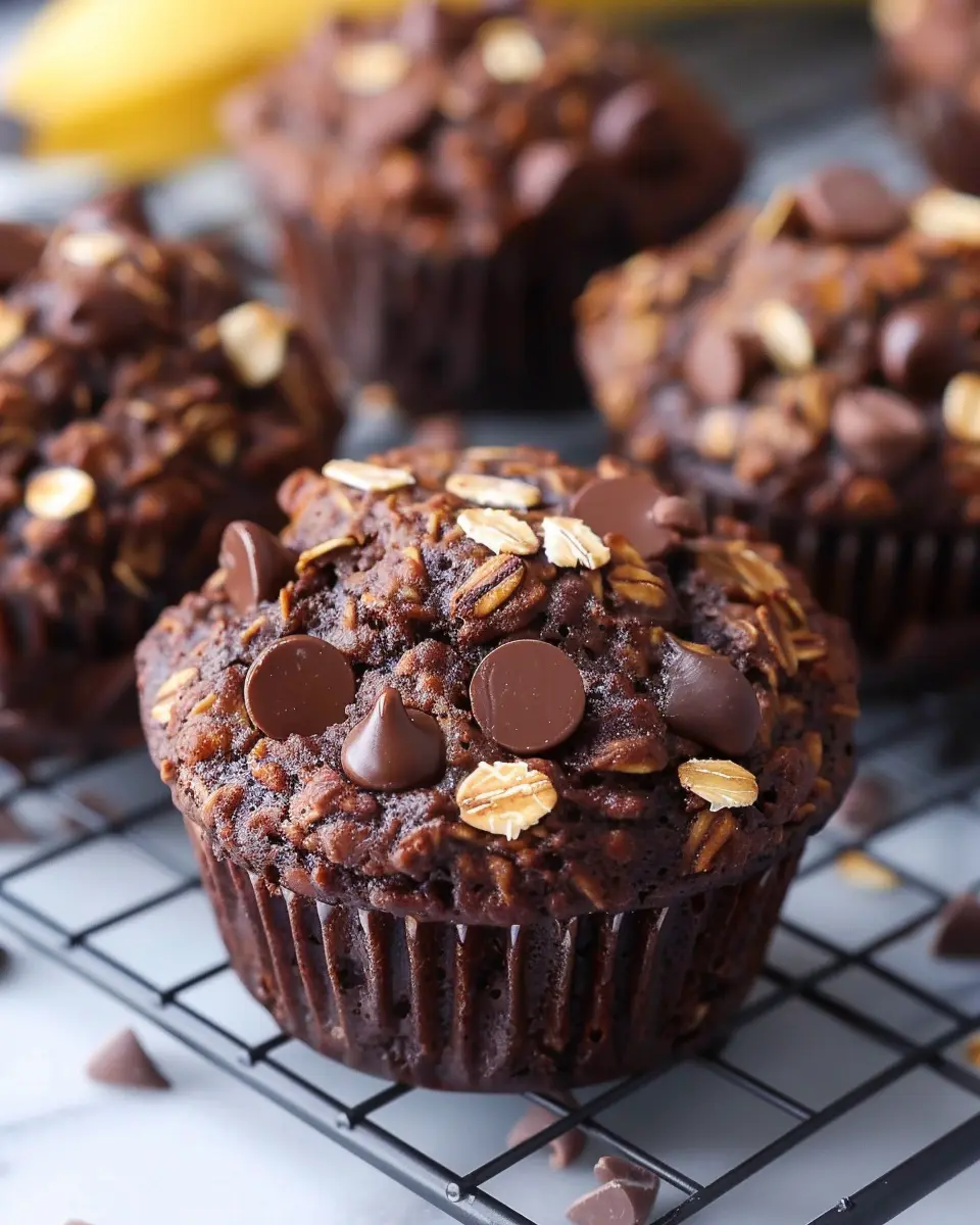 Chocolate Banana Oatmeal Muffins – Easy and Deliciously Nutritious