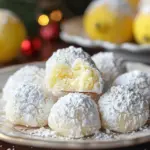 Lemon Cream Snowball Cookies