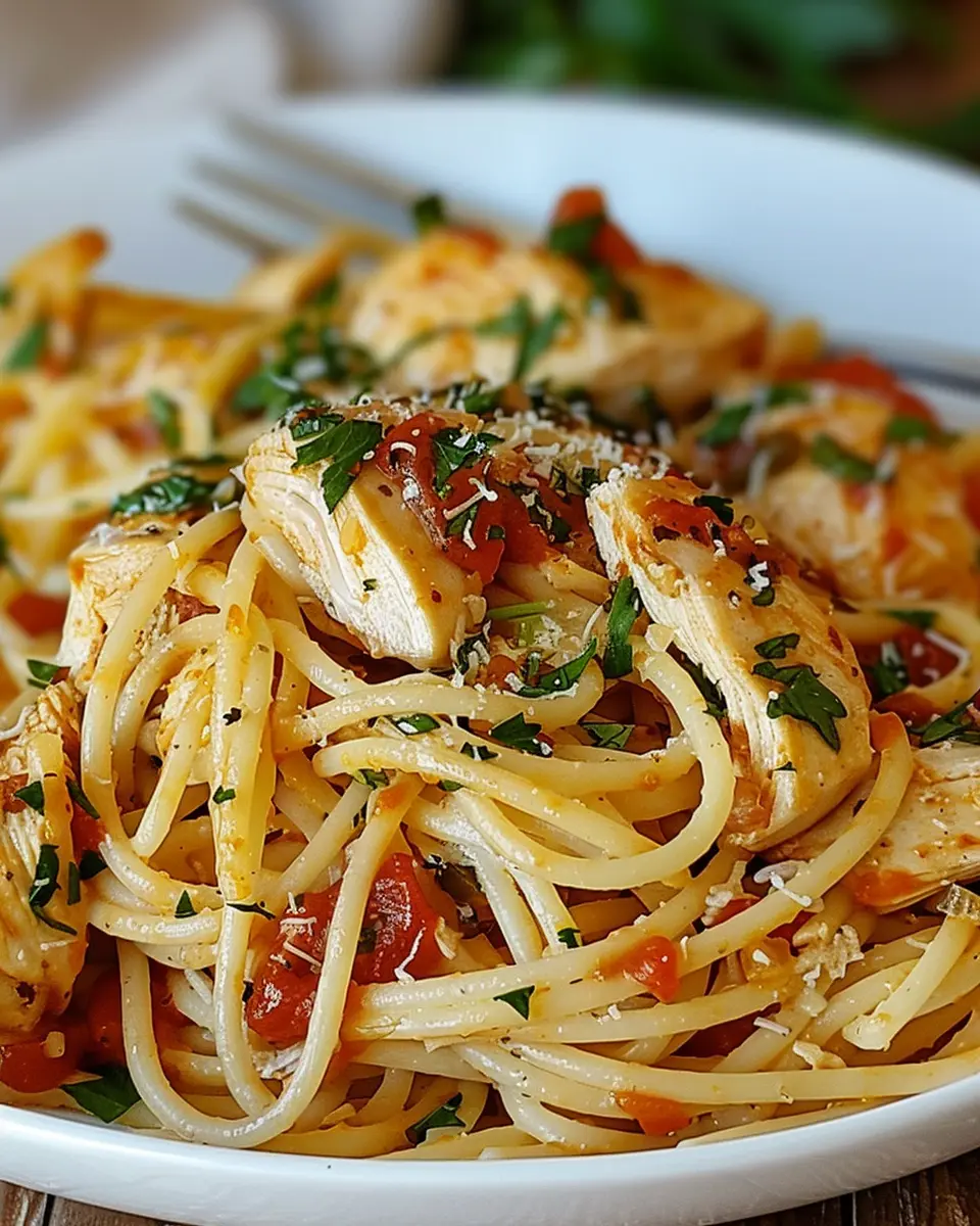 Monterey Chicken Spaghetti: Easy Comfort Food with Turkey Bacon