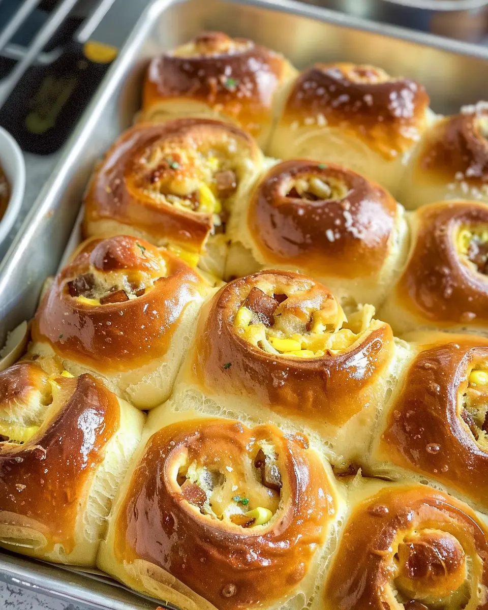 Breakfast Rolls: Easy Turkey Bacon &amp; Chicken Ham Delights to Make at Home