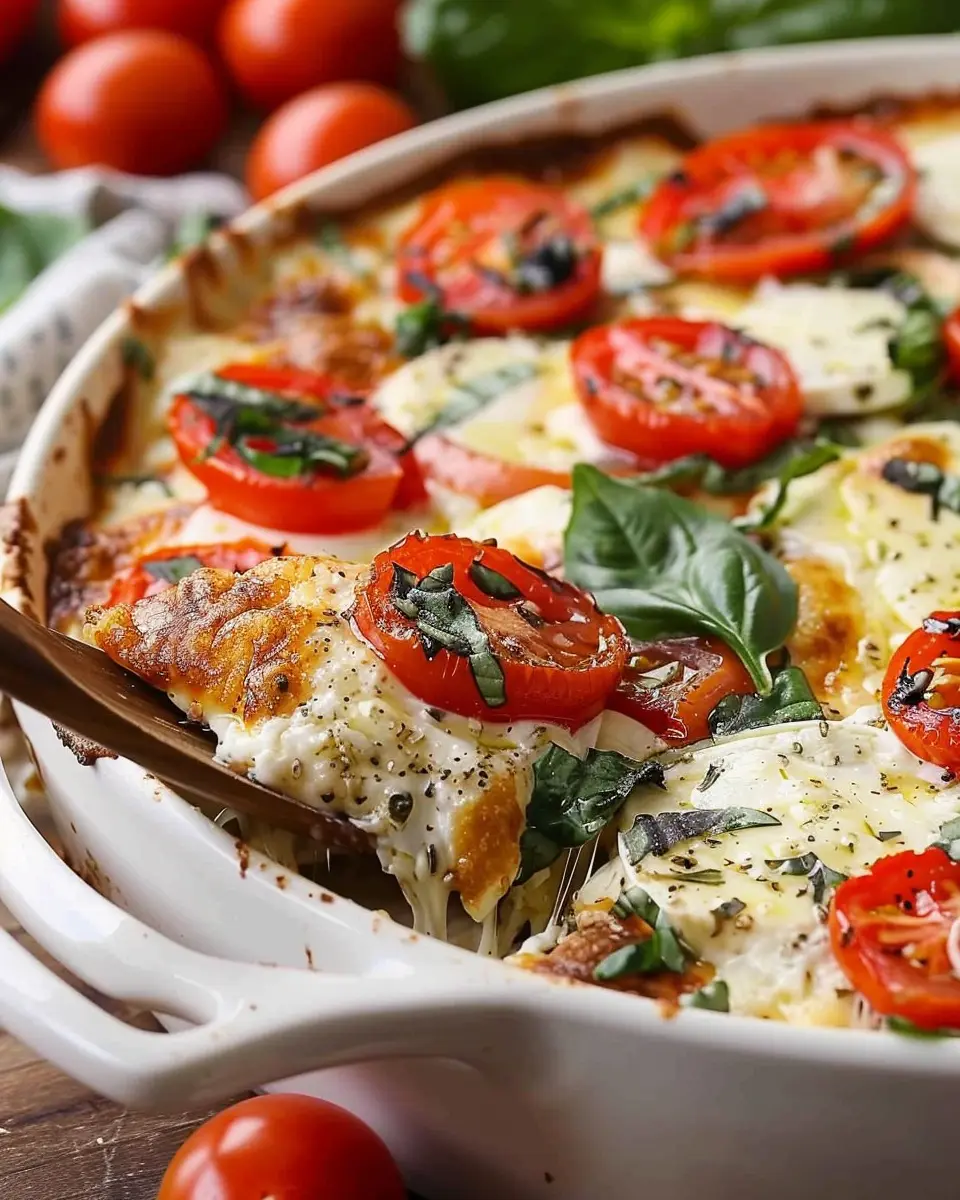 Caprese Dip Recipe: Indulgent Flavor with Turkey Bacon Twist