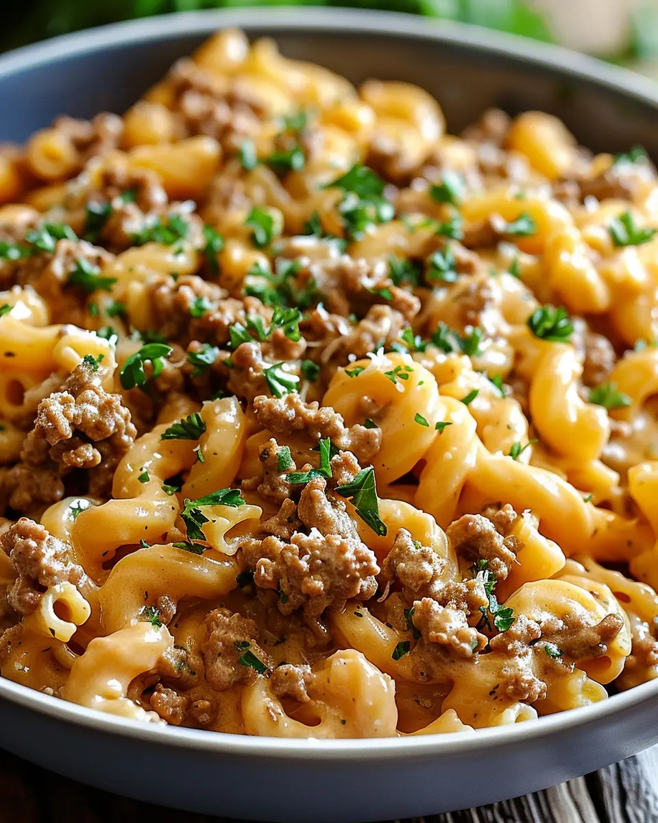 Stovetop Creamy Ground Beef Pasta: Easy Weeknight Delight
