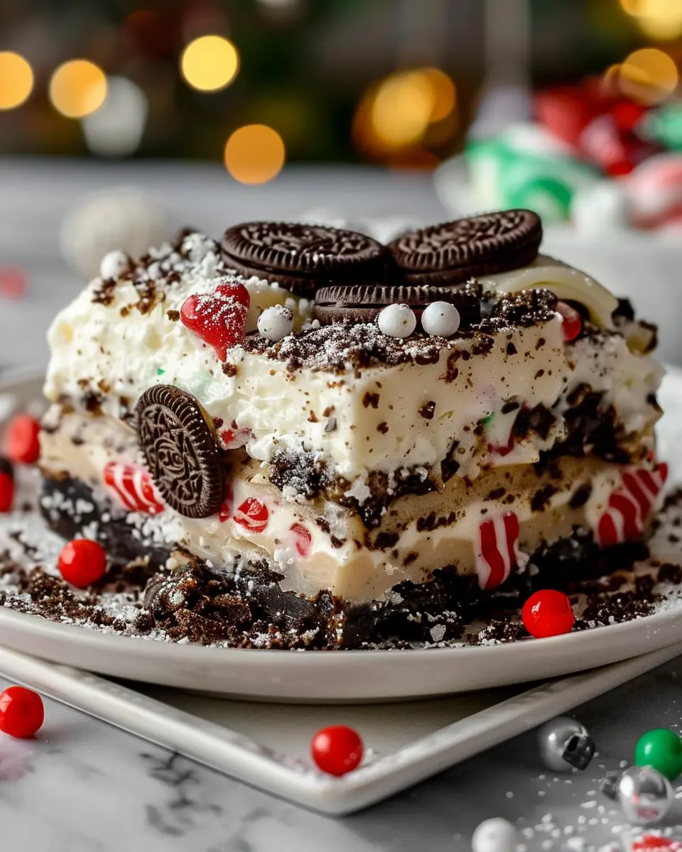 No-Bake Christmas Oreo Lasagna: The Ultimate Indulgent Treat