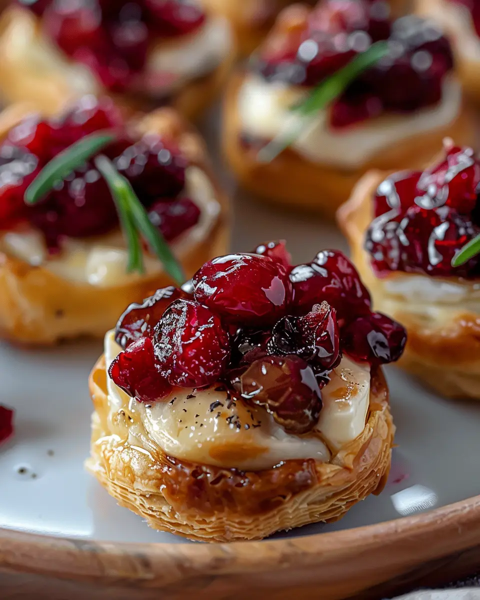 Baked Cranberry Brie Bites: Easy Appetizer for Any Occasion