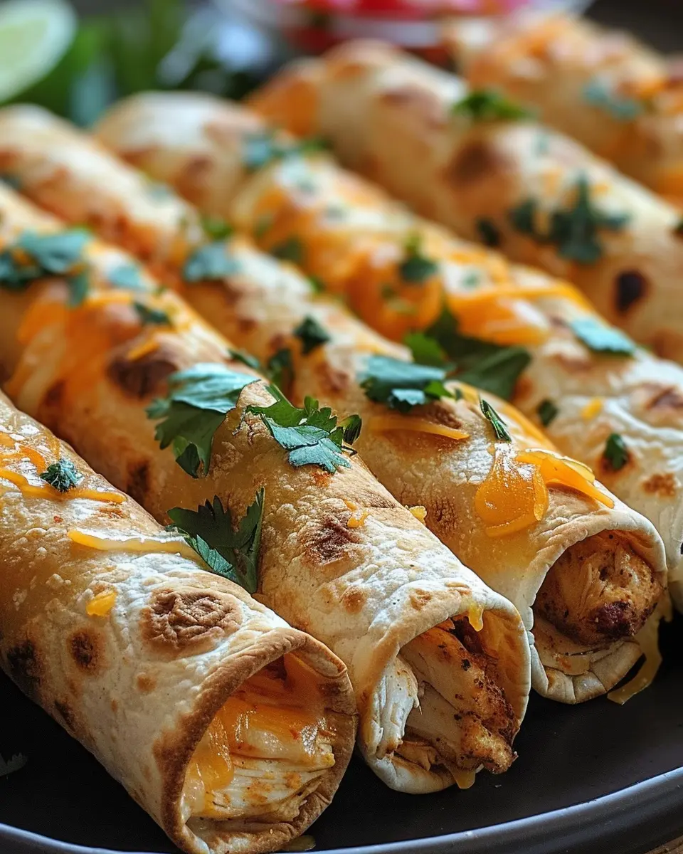 Crispy Chicken Taquitos: Easy and Flavorful Homemade Delight