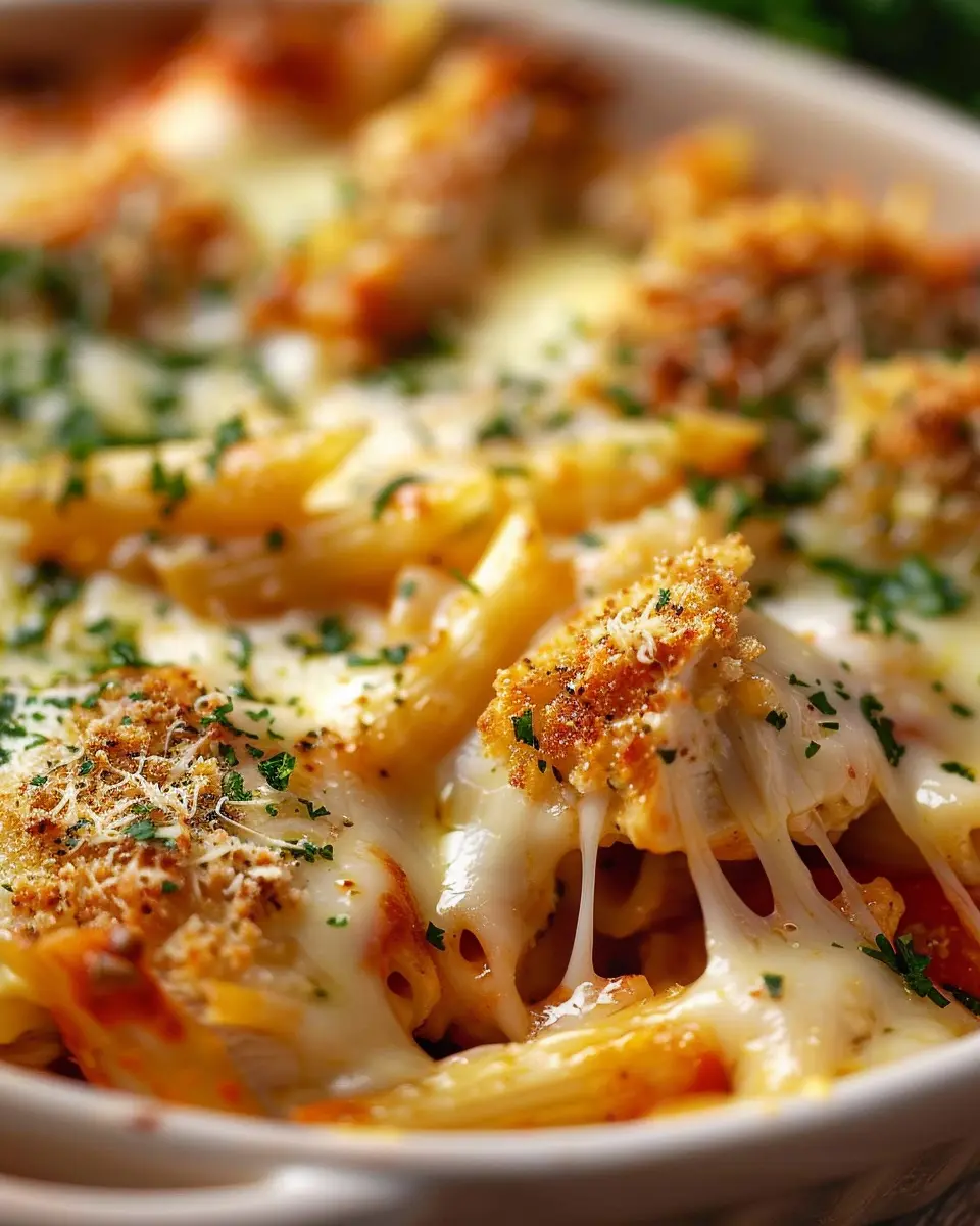 Dump-and-Bake Chicken Parmesan Casserole: Easy Family Favorite