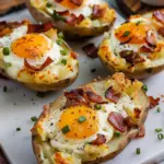 Twice Baked Breakfast Potatoes