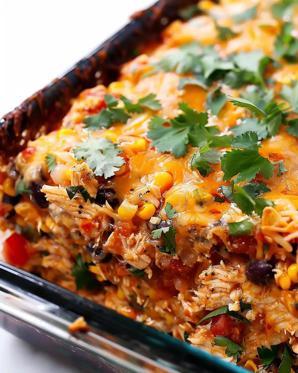 Chicken Burrito Casserole: Easy Comfort Food for Busy Nights