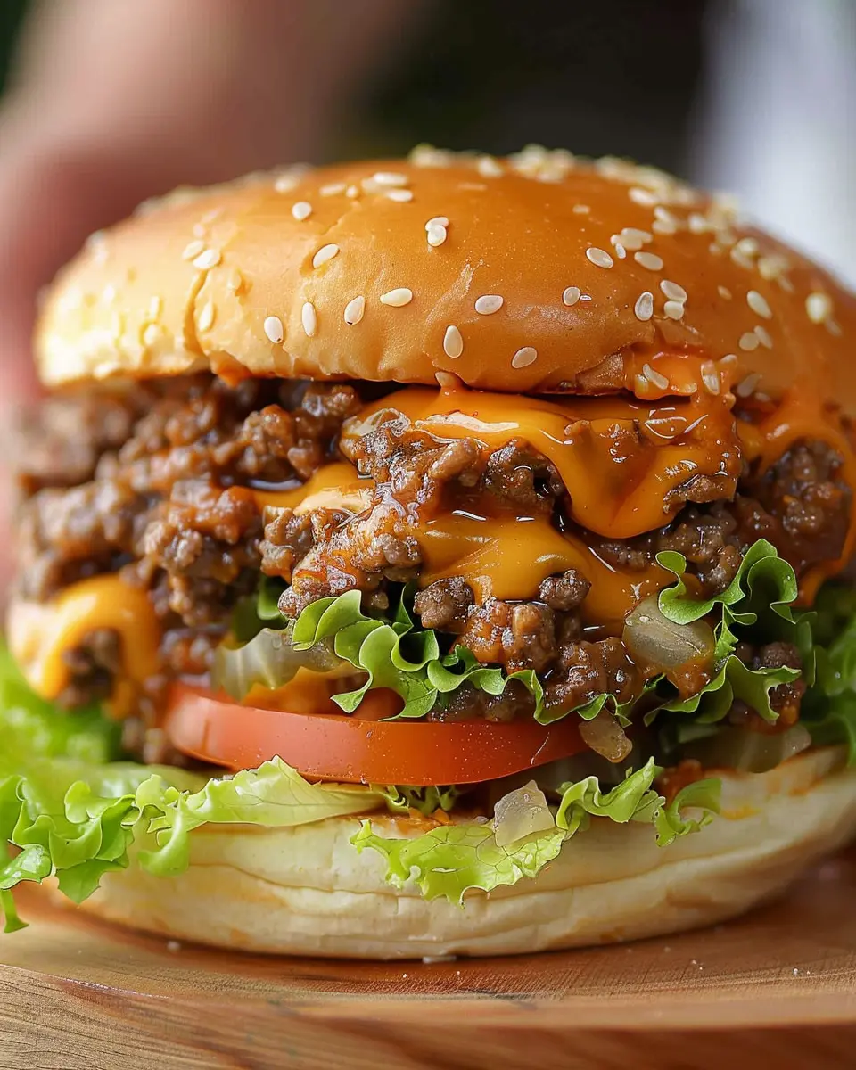 Big Mac Sloppy Joes: Juicy Turkey Bacon with Chicken Ham Twist