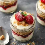 Healthier No-Bake Cheesecake in a Jar