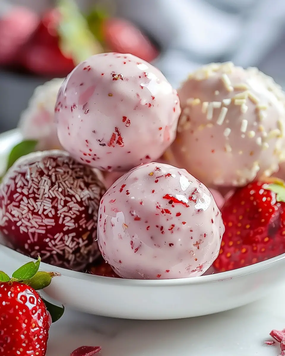 Strawberry Cheesecake Protein Balls: Easy Indulgence at Home