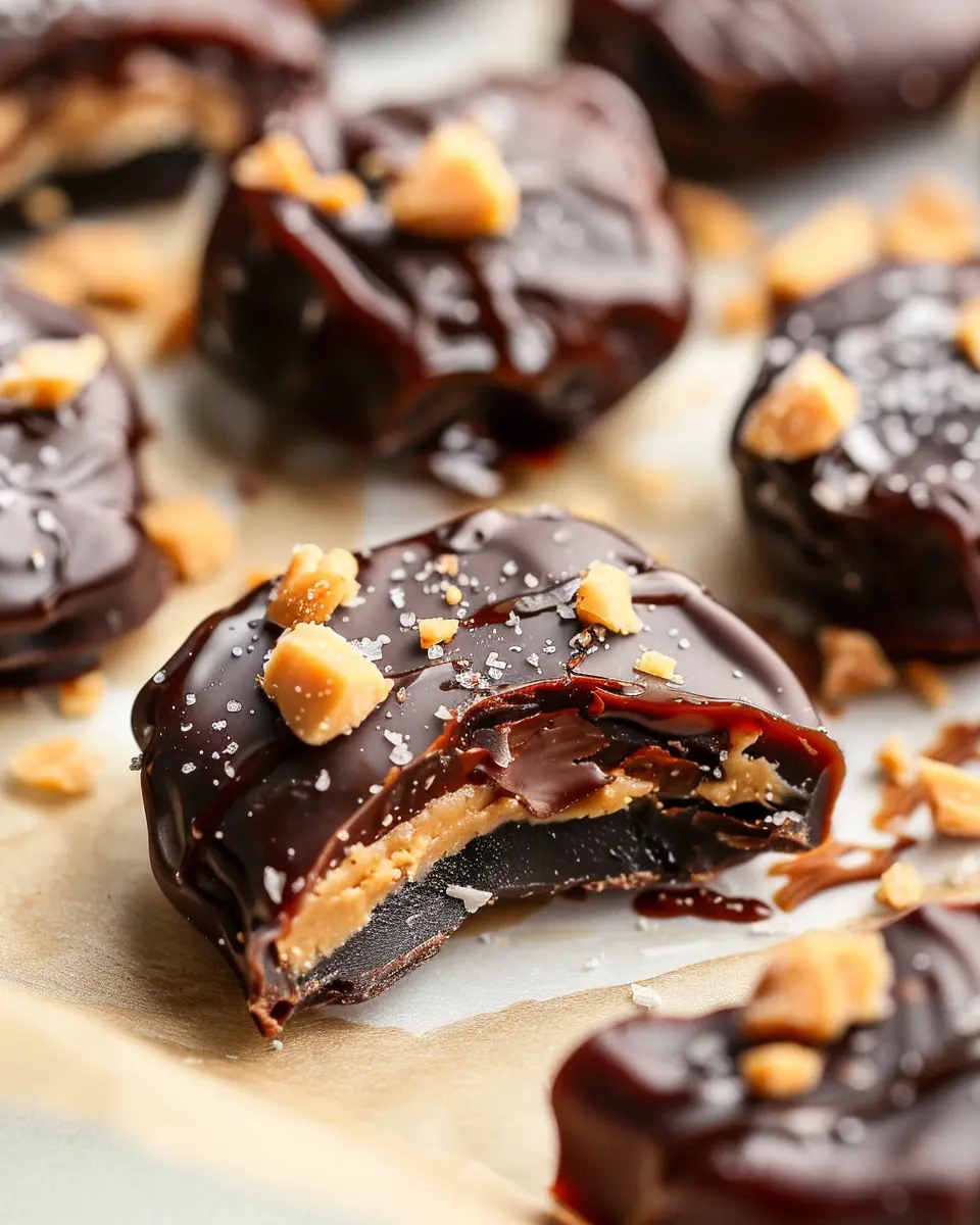 Smashed Dates with Peanut Butter and Chocolate: Indulgent Joy for All