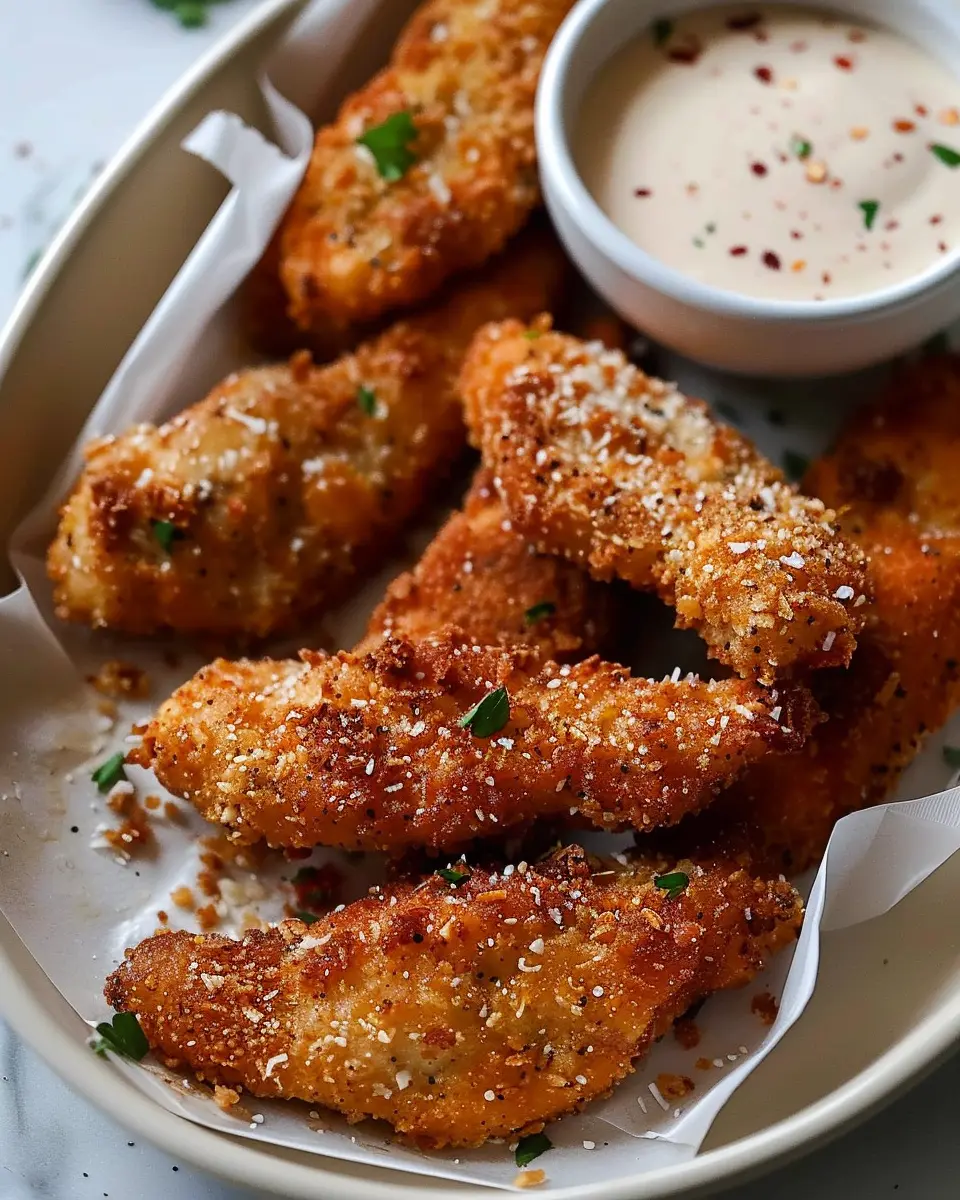 Parmesan Baked Chicken Tenders: Easy, Crispy, and Delicious