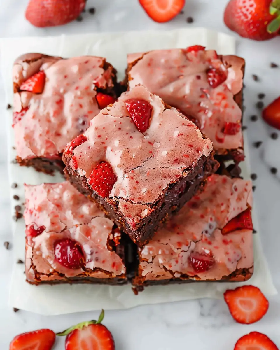 Strawberry Brownies Recipe: The Best Indulgent Treat for Dessert Lovers
