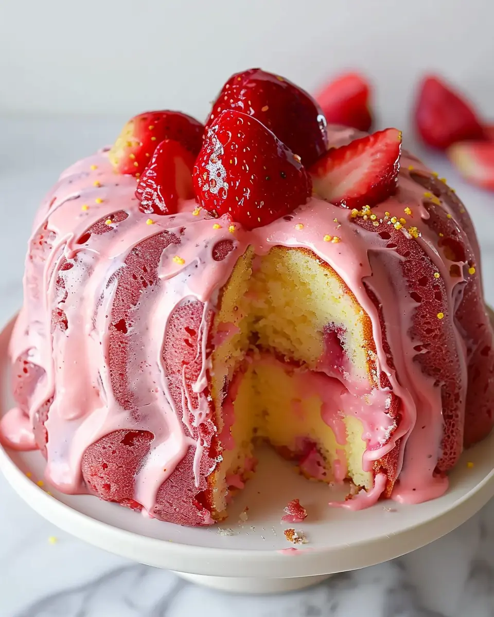 Strawberry Milkshake Pound Cake Recipe: A Delightfully Easy Treat