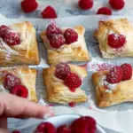 Easy Raspberry Danish with Puff Pastry