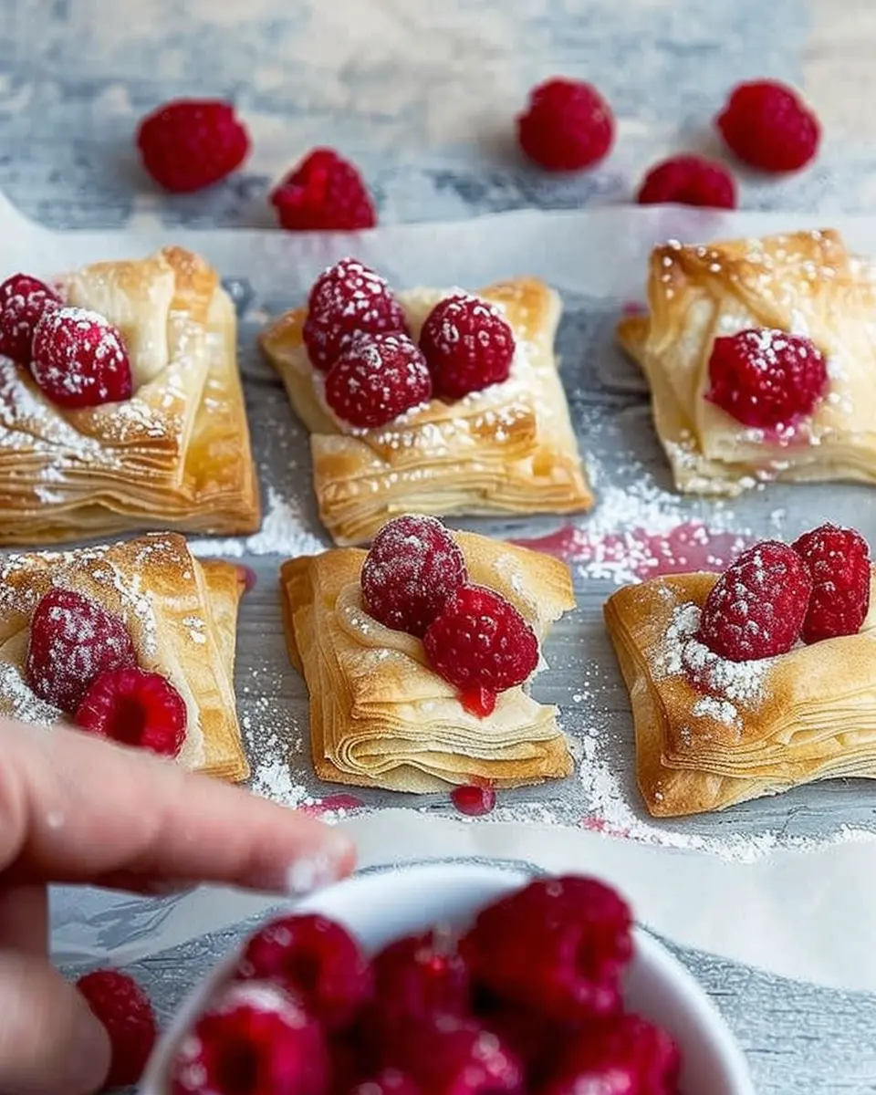 Easy Raspberry Danish Delight with Puff Pastry for Everyone