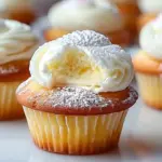 Fluffy Japanese Cotton Cheesecake Cupcakes