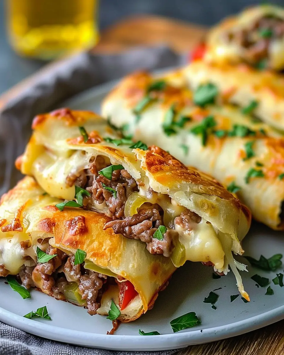 Keto Philly Cheesesteak Rolls: Easy Turkey Bacon Delight