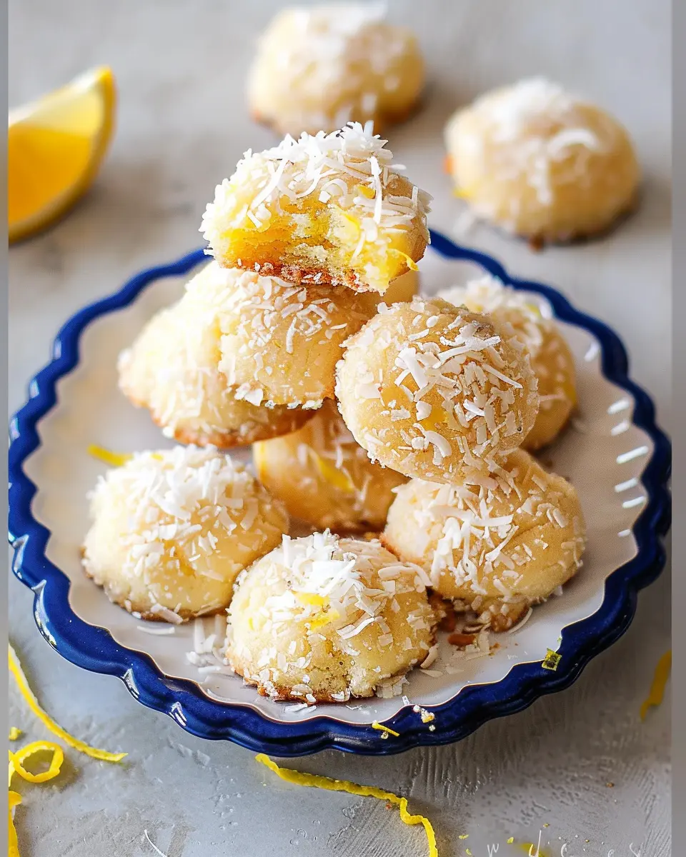 Lemon Coconut Drop Cookies: The Best Easy Treat for Sweet Cravings