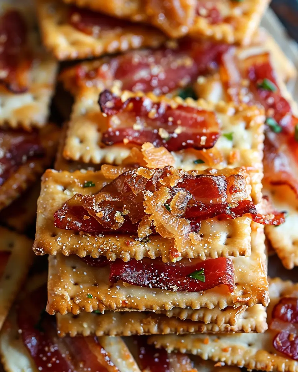 Savory Christmas Bacon Crackers: Easy Turkey Bacon Delight